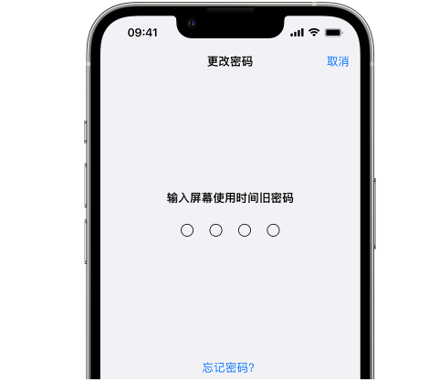 长丰镇iPhone屏幕维修分享iPhone屏幕使用时间密码忘记了怎么办 