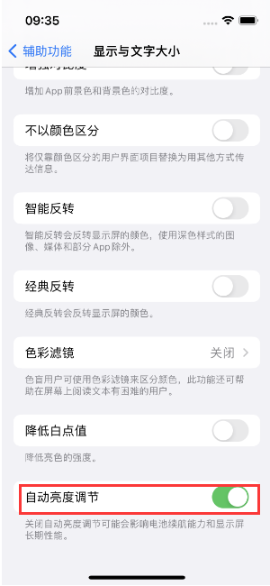 长丰镇苹果15维修店分享iPhone 15 Pro系列屏幕亮度 