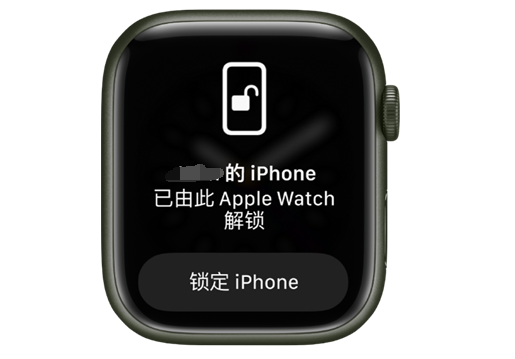 长丰镇苹果手机维修分享用 AppleWatch 解锁配备面容 ID 的 iPhone方法 